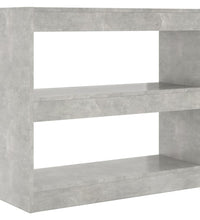 Bücherregal/Raumteiler Betongrau 80x30x72 cm