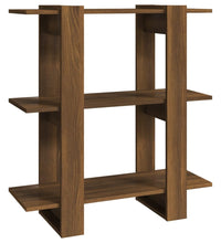 Bücherregal/Raumteiler Braun Eichen-Optik 80x30x87 cm
