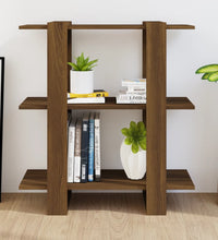 Bücherregal/Raumteiler Braun Eichen-Optik 80x30x87 cm