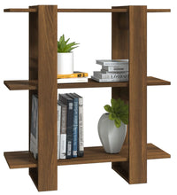 Bücherregal/Raumteiler Braun Eichen-Optik 80x30x87 cm