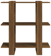 Bücherregal/Raumteiler Braun Eichen-Optik 80x30x87 cm