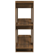 Bücherregal/Raumteiler Braun Eichen-Optik 80x30x87 cm