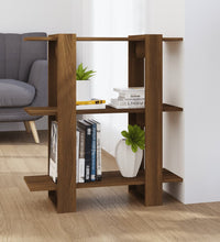 Bücherregal/Raumteiler Braun Eichen-Optik 80x30x87 cm