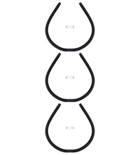 Gebogene Solar-Heizpaneele für Pool 3 Stk. 110x65 cm