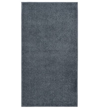 Teppich Kurzflor 80x150 cm Anthrazit
