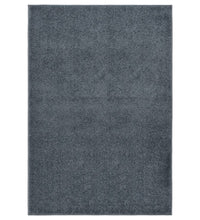Teppich Kurzflor 160x230 cm Anthrazit