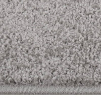 Teppich Kurzflor 80x150 cm Grau