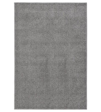 Teppich Kurzflor 160x230 cm Grau