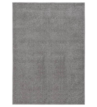Teppich Kurzflor 240x340 cm Grau