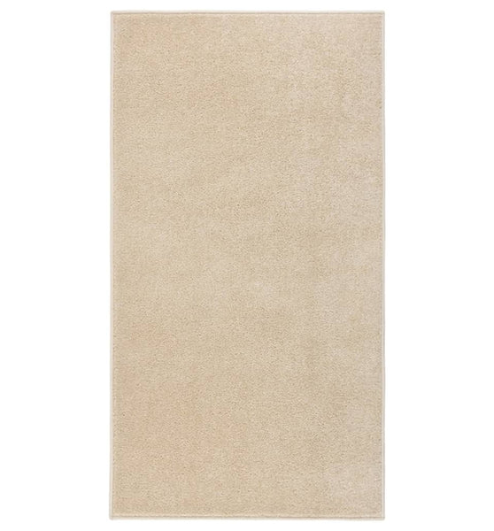 Teppich Kurzflor 80x150 cm Beige