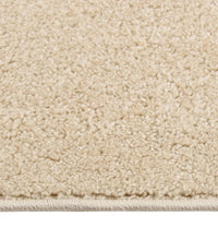 Teppich Kurzflor 80x150 cm Beige