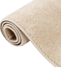 Teppich Kurzflor 80x150 cm Beige