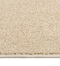 Teppich Kurzflor 120x170 cm Beige