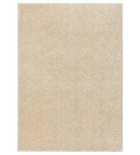 Teppich Kurzflor 140x200 cm Beige