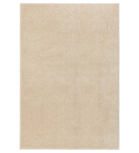 Teppich Kurzflor 160x230 cm Beige