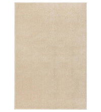 Teppich Kurzflor 200x290 cm Beige