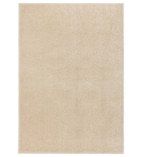 Teppich Kurzflor 240x340 cm Beige