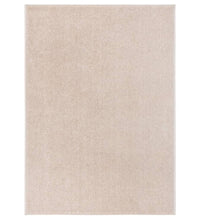 Teppich Kurzflor 120x170 cm Dunkelbeige
