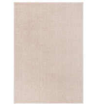 Teppich Kurzflor 160x230 cm Dunkelbeige