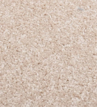 Teppich Kurzflor 160x230 cm Dunkelbeige