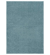 Teppich Kurzflor 140x200 cm Blau