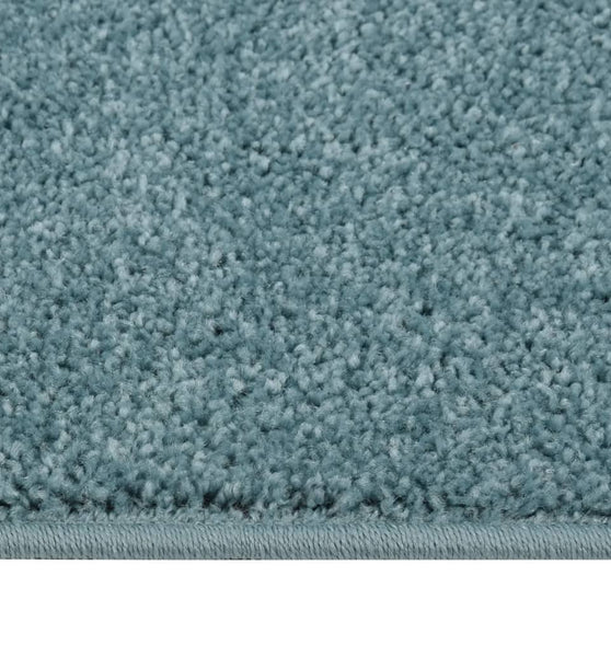 Teppich Kurzflor 140x200 cm Blau