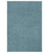 Teppich Kurzflor 200x290 cm Blau