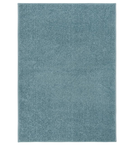 Teppich Kurzflor 240x340 cm Blau