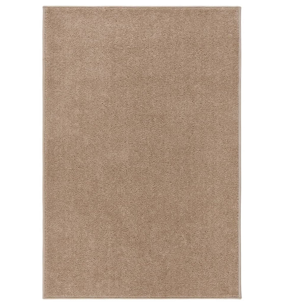 Teppich Kurzflor 160x230 cm Braun
