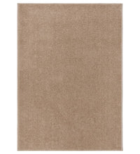 Teppich Kurzflor 240x340 cm Braun