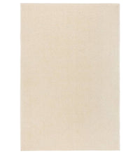 Teppich Kurzflor 160x230 cm Creme