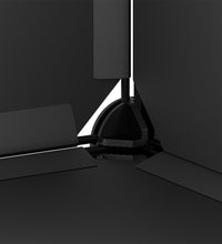 Regalsystem mit 6 Würfeln Schwarz PP