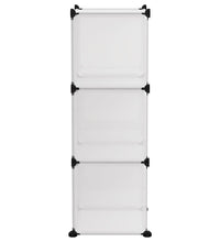 Regalsystem mit 6 Würfeln Transparent PP