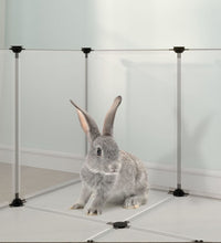 Kleintierkäfig Transparent 144x74x46,5 cm PP und Stahl