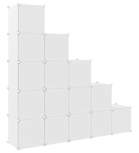 Kinderschrank Modular mit 15 Würfeln Weiß PP