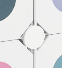 Kinderschrank Modular mit 15 Würfeln Weiß PP