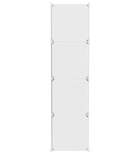 Kinderschrank Modular mit 10 Würfeln Weiß PP
