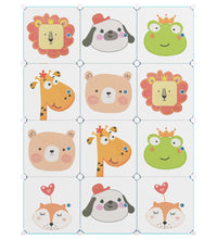 Kinderschrank Modular mit 12 Würfeln Grün PP