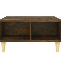 Couchtisch Räuchereiche 60x60x30 cm Holzwerkstoff