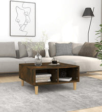 Couchtisch Räuchereiche 60x60x30 cm Holzwerkstoff