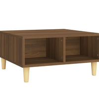 Couchtisch Braun Eichen-Optik 60x60x30 cm Holzwerkstoff