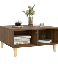 Couchtisch Braun Eichen-Optik 60x60x30 cm Holzwerkstoff