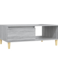 Couchtisch Grau Sonoma 90x60x35 cm Holzwerkstoff