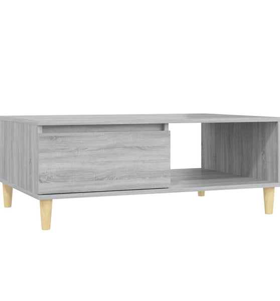 Couchtisch Grau Sonoma 90x60x35 cm Holzwerkstoff