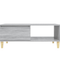 Couchtisch Grau Sonoma 90x60x35 cm Holzwerkstoff