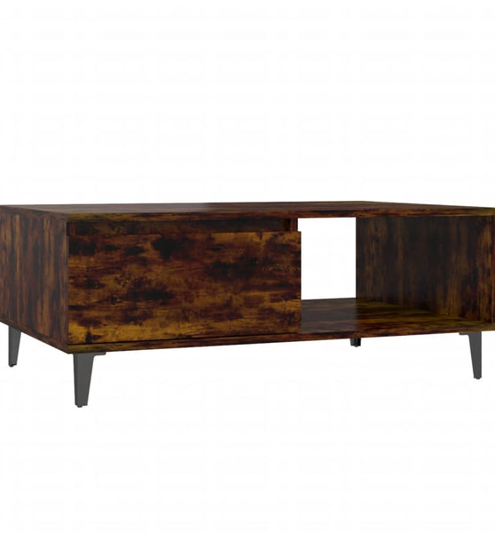 Couchtisch Räuchereiche 90x60x35 cm Holzwerkstoff