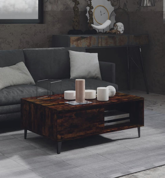 Couchtisch Räuchereiche 90x60x35 cm Holzwerkstoff