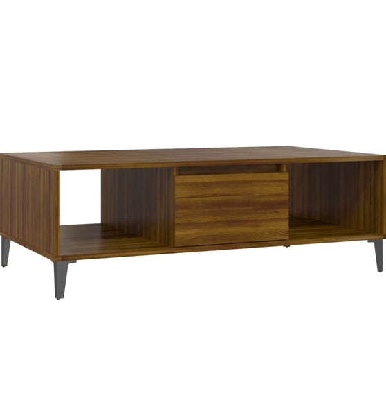 Couchtisch Braun Eichen-Optik 103,5x60x35 cm Holzwerkstoff
