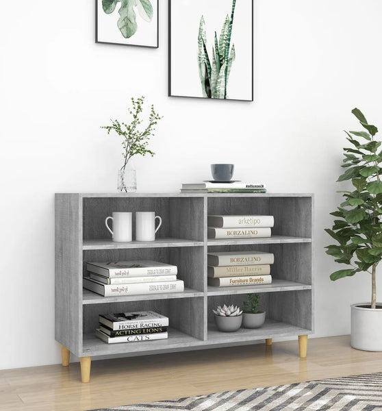 Sideboard Grau Sonoma 103,5x35x70 cm Holzwerkstoff