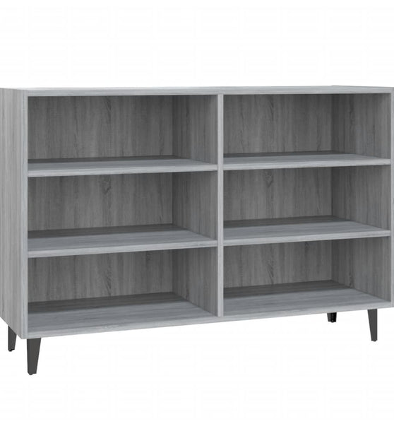 Sideboard Grau Sonoma 103,5x35x70 cm Holzwerkstoff